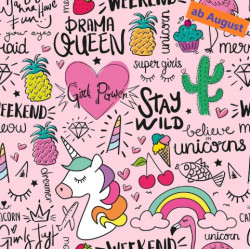 Baumwolle - Girl Power